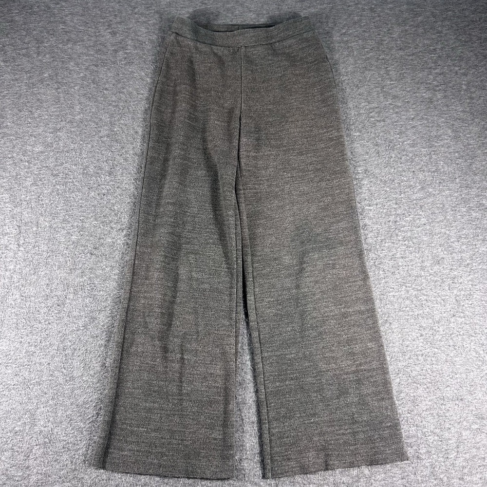 Zara Women's‎ Straight Leg Pants Heathered Brown Cozy Lounge Small Pull On
